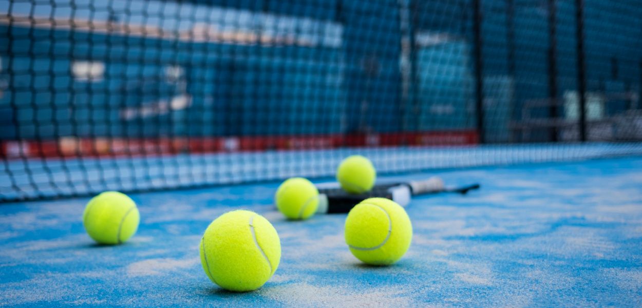 Pallina di Padel in campo